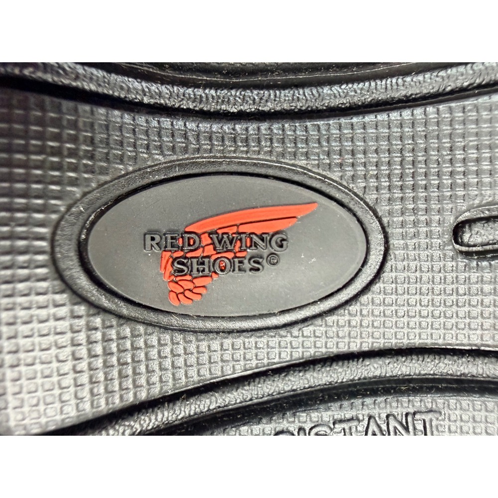 Red Wing Shoes 2321 Womens Black Leather Slip On Clogs Shoes Size 7.5 B Work - Picture 4 of 10